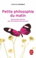 Couverture Petite philosophie du matin Editions Le Livre de Poche 2007