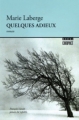 Couverture Quelques adieux Editions Boréal (Compact) 1992