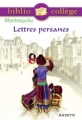 Couverture Lettres persanes, abrégé Editions Hachette (Biblio collège) 2009
