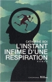 Couverture L'instant infime d'une respiration Editions L'âge d'Homme (Contemporains) 2015