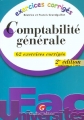 Couverture Comptabilité générale : 62 exercices corrigés Editions Lextenso (Gualino) 2001