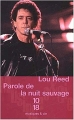 Couverture Parole de la nuit sauvage Editions 10/18 (Musiques & cie) 2002