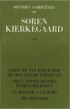 Couverture Oeuvres complètes (Kierkegaard), tome 16 Editions de l'Orante 1971