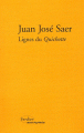 Couverture Lignes du Quichotte Editions Verdier 2003
