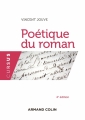 Couverture Poétique du roman Editions Armand Colin (Cursus - Lettres) 2014