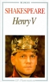 Couverture Henry V Editions Garnier Flammarion 1991