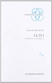 Couverture Le Pli : Leibniz et le baroque Editions de Minuit (Critique) 1988