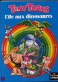 Couverture Tiny toons, tome 8 : L'île aux dinosaures Editions Albin Michel / Canal+ (Ca cartoon) 1993