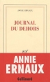 Couverture Journal du dehors Editions Gallimard  (Blanche) 1993
