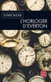 Couverture L'Horloger d'Everton Editions Le Livre de Poche 2000