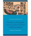 Couverture Prénoms en hiéroglyphes selon le système d'écriture syllabique égyptien Editions L'Empire de l'Ame 2014