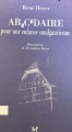 Couverture ABéCéDAIRE pour une enfance sundgauvienne Editions Bf 2001
