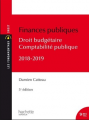 Couverture Droit budgétaire : Comptabilité publique : LOLF et GBCP Editions Hachette (Supérieur) 2018