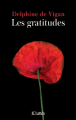 Couverture Les gratitudes Editions JC Lattès 2019