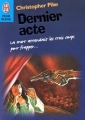 Couverture Dernier acte Editions J'ai Lu (Peur bleue) 1998