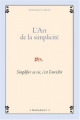 Couverture L'art de la simplicité Editions Marabout 2007