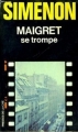 Couverture Maigret se trompe Editions Les Presses de la Cité 1983