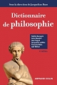 Couverture Dictionnaire de philosophie Editions Armand Colin 2018