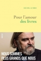 Couverture Pour l'amour des livres Editions Grasset 2019