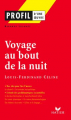 Couverture Voyage au bout de la nuit Editions Hatier (Profil) 2014