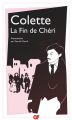 Couverture La fin de Chéri Editions Garnier Flammarion 2019