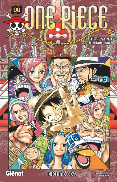 Couverture One Piece, tome 090 : La Terre Sainte de Marie Joie