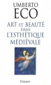 Couverture Art et beauté dans l'esthétique médiévale Editions Grasset 1997