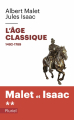 Couverture L'Age Classique : 1492-1789 Editions Fayard (Pluriel) 2012