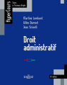 Couverture Droit administratif Editions Dalloz (Cours Dalloz) 2017