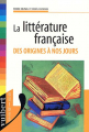Couverture La littérature française : Des origines à nos jours Editions Vuibert 2001
