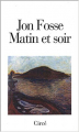 Couverture Matin et Soir Editions Circé 2003