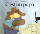 Couverture C'est un papa Editions L'École des loisirs (Pastel) 2001