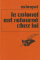 Couverture Le colonel est retourné chez lui Editions Le Masque 1980