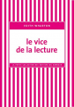 Couverture Le vice de la lecture Editions du Sonneur (La Petite Collection) 2016
