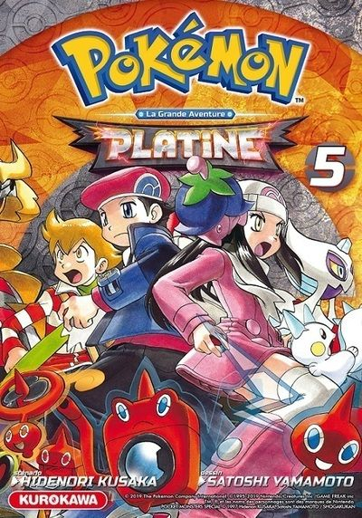 Couverture Pokémon : La grande aventure : Platine, tome 5
