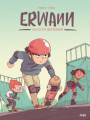 Couverture Erwann, tome 1 : La loi du skatepark Editions Jungle ! 2019