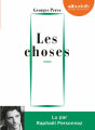 Couverture Les choses Editions Audiolib 2016