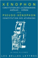 Couverture Constitution des Athéniens, Agésilias, Hiérion suivi de Constitution des athéniens Editions Les Belles Lettres (La roue à livres) 2008