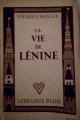 Couverture La vie de Lénine Editions Plon 1929
