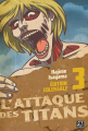 Couverture L'Attaque des Titans, triple, tome 03 Editions Pika (Seinen) 2016
