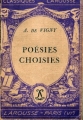Couverture Poésies choisies Editions Larousse (Classiques) 1935