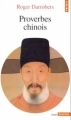 Couverture Proverbes Chinois Editions Points (Sagesses) 1996