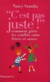 Couverture C'est pas juste! Editions France Loisirs 1997