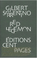 Couverture Red le démon Editions Cent pages 2010