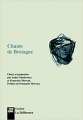 Couverture Chants de Bretagne Editions de La différence (Orphée) 2017