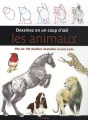 Couverture Dessiner en un coup d'oeil les animaux Editions Fleurus 2012
