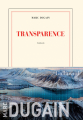 Couverture Transparence Editions Gallimard  (Blanche) 2019