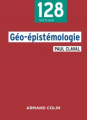 Couverture Géo-épistémologie Editions Armand Colin (128) 2017