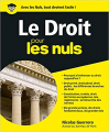 Couverture Le Droit pour les Nuls Editions First (Pour les nuls) 2015