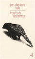 Couverture Le parti pris des animaux Editions Christian Bourgois  2013